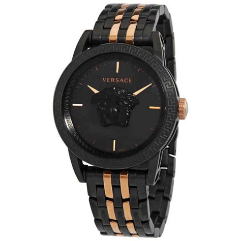 Versace Palazzo Empire Quartz Black Dial Men's Watch 